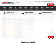 Tablet Screenshot of directdoors.com